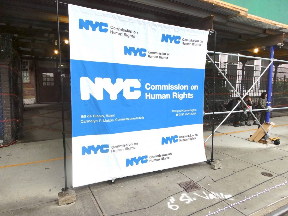 NYC Commission on Human Rights Sign